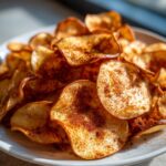 crispy baked cinnamon apple chips