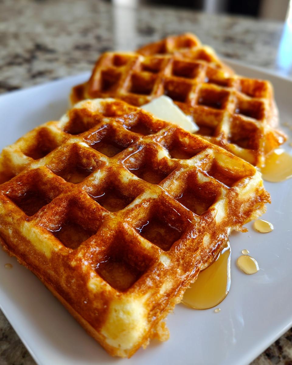 crispy homemade waffles recipe buttermilk - detail 1
