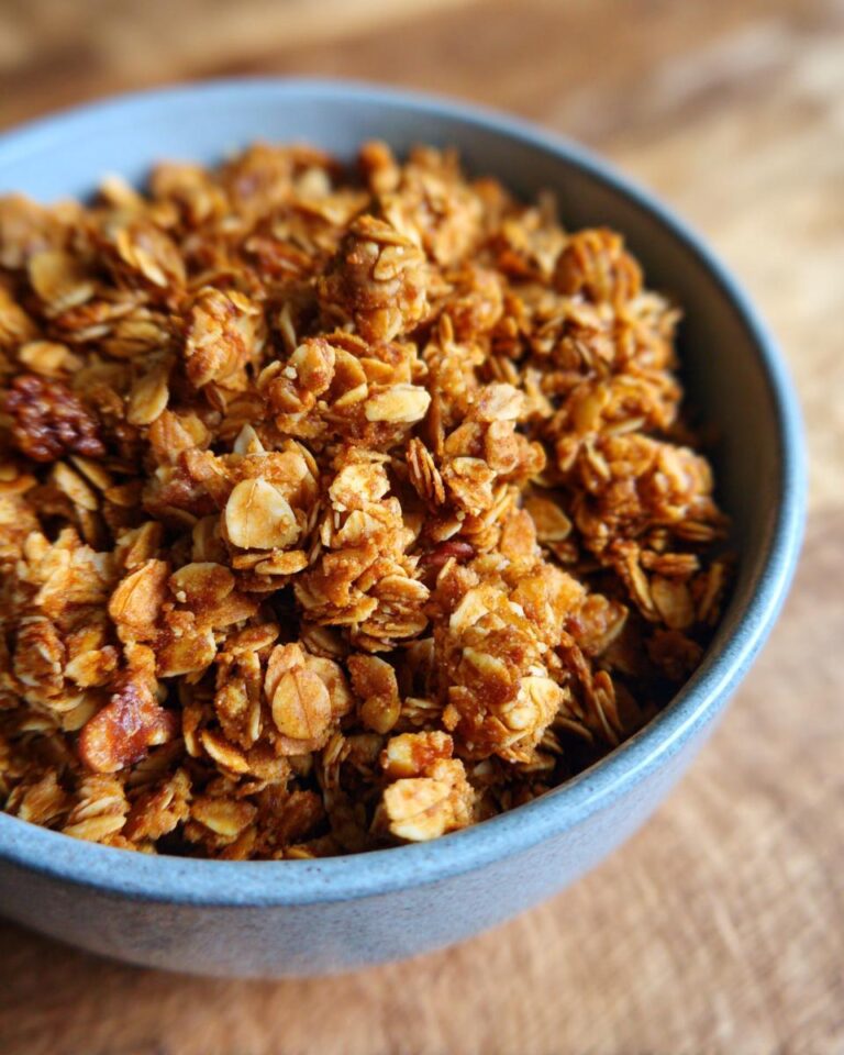 crunchy honey nut homemade granola