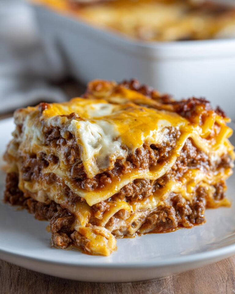 easy beef taco lasagna
