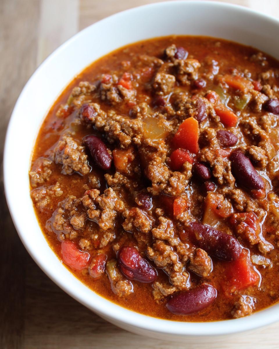 Coziest Chili: 6 Steps to Easy Slow Cooker Chili Con Carne