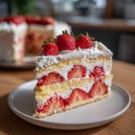 easy strawberry fraisier cake
