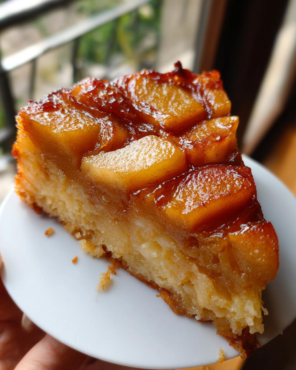 easy tarte tatin caramelized apple upside down - detail 1
