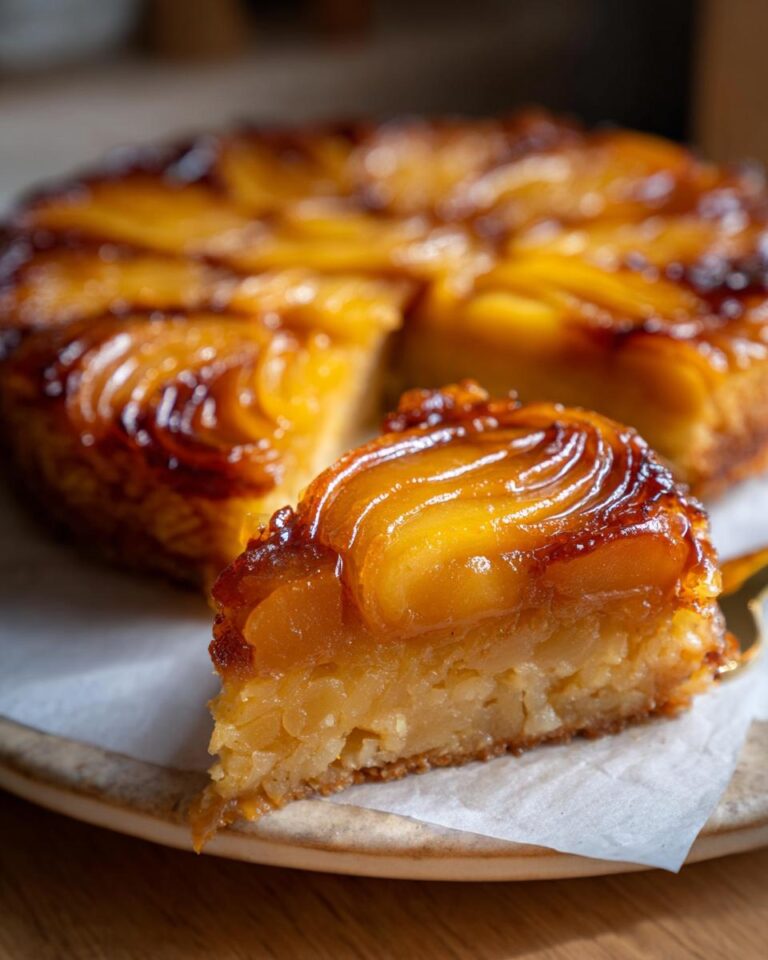 easy tarte tatin caramelized apple upside down