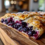 lemon blueberry galette rustic pastry