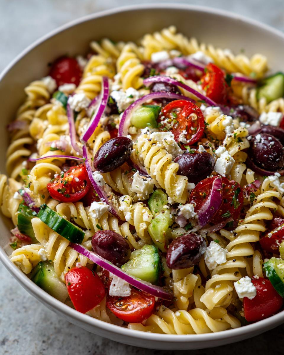 Delicious **Mediterranean Pasta Salad Feta Olives**: 5 Tips