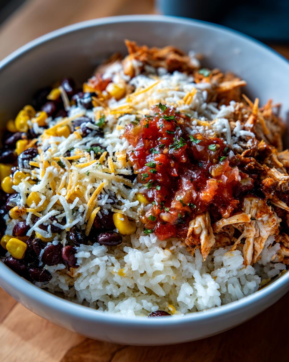 Amazing Mexican Chicken Burrito Bowl: 3 Simple Steps 4 mexican chicken burrito bowl rice - detail 1