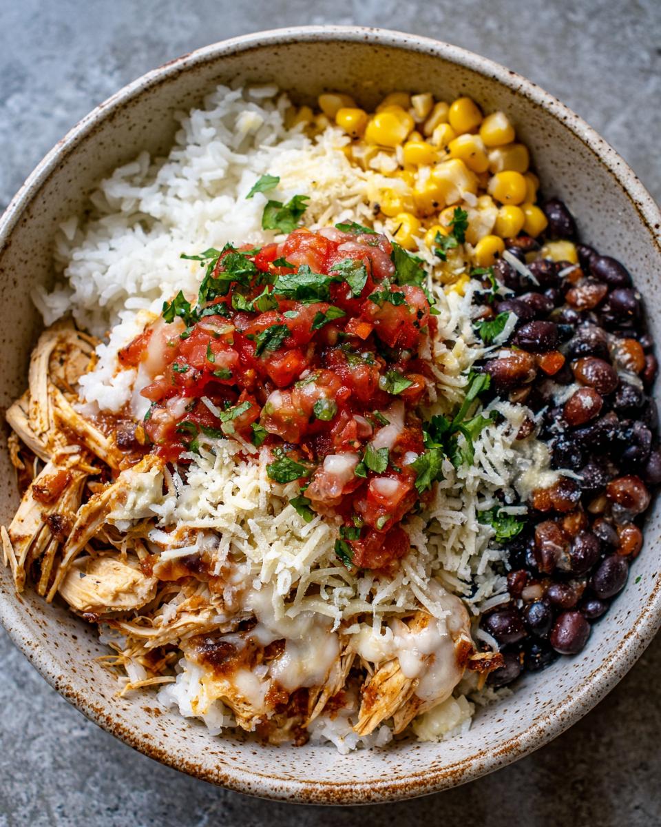 Amazing Mexican Chicken Burrito Bowl: 3 Simple Steps