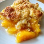 old fashioned southern peach cobbler