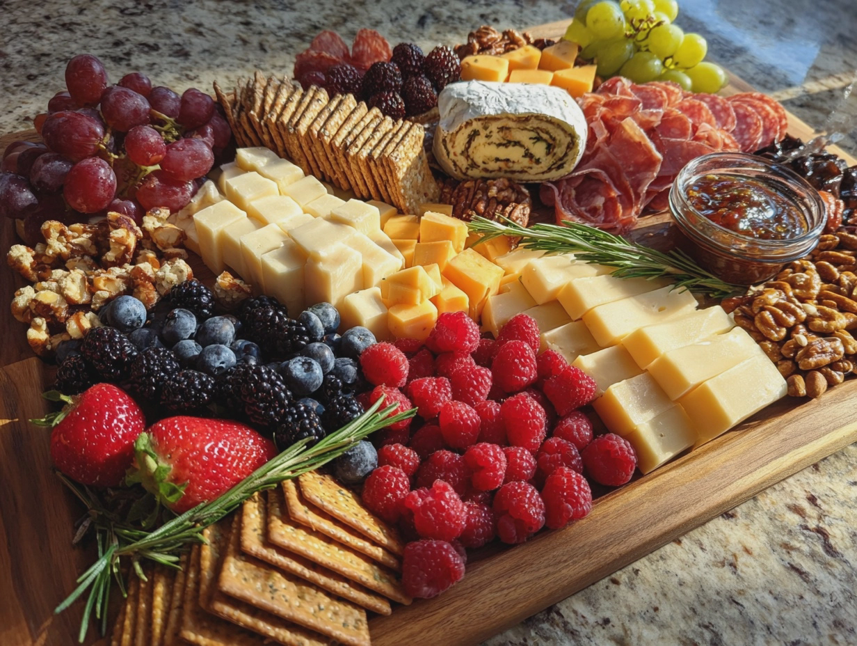4th of july charcuterie snack board ideas festive - detail 2