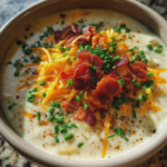 best homemade loaded potato soup easy creamy recipe
