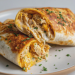 cheesy garlic chicken wraps quick delicious recipe