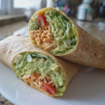 chicken avocado wrap recipe easy healthy protein