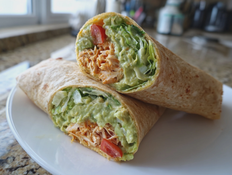 chicken avocado wrap recipe easy healthy protein