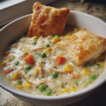 chicken pot pie soup creamy hearty one pot meal