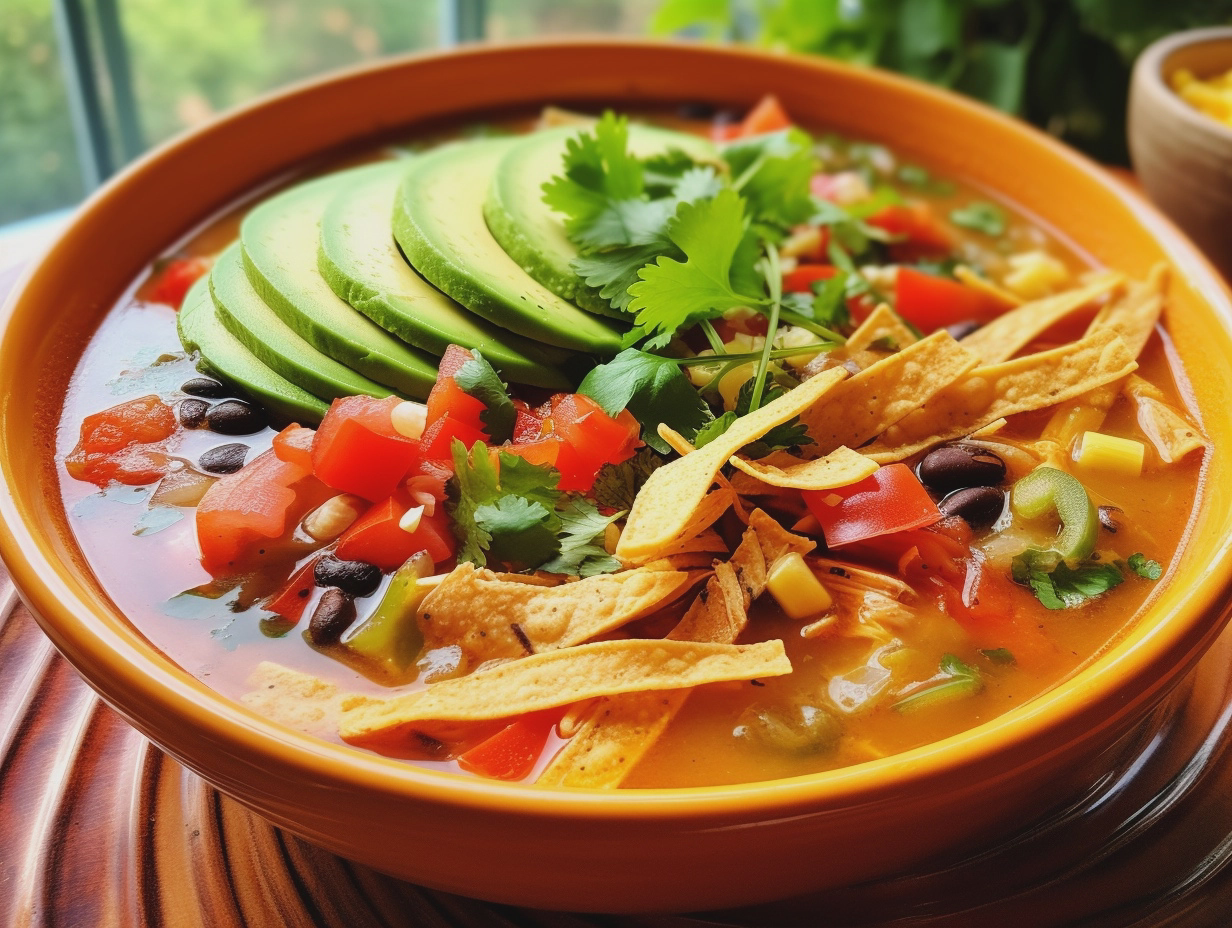 classic chicken tortilla soup easy family dinner - detail 1