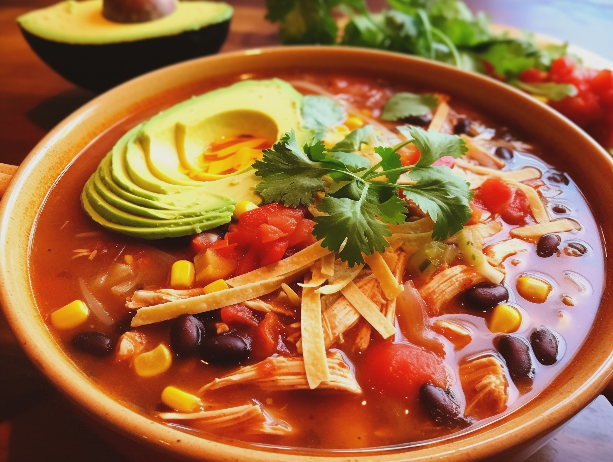 classic chicken tortilla soup easy family dinner - detail 2