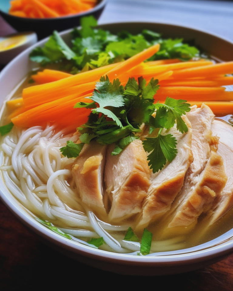 classic ginger garlic chicken noodle soup easy