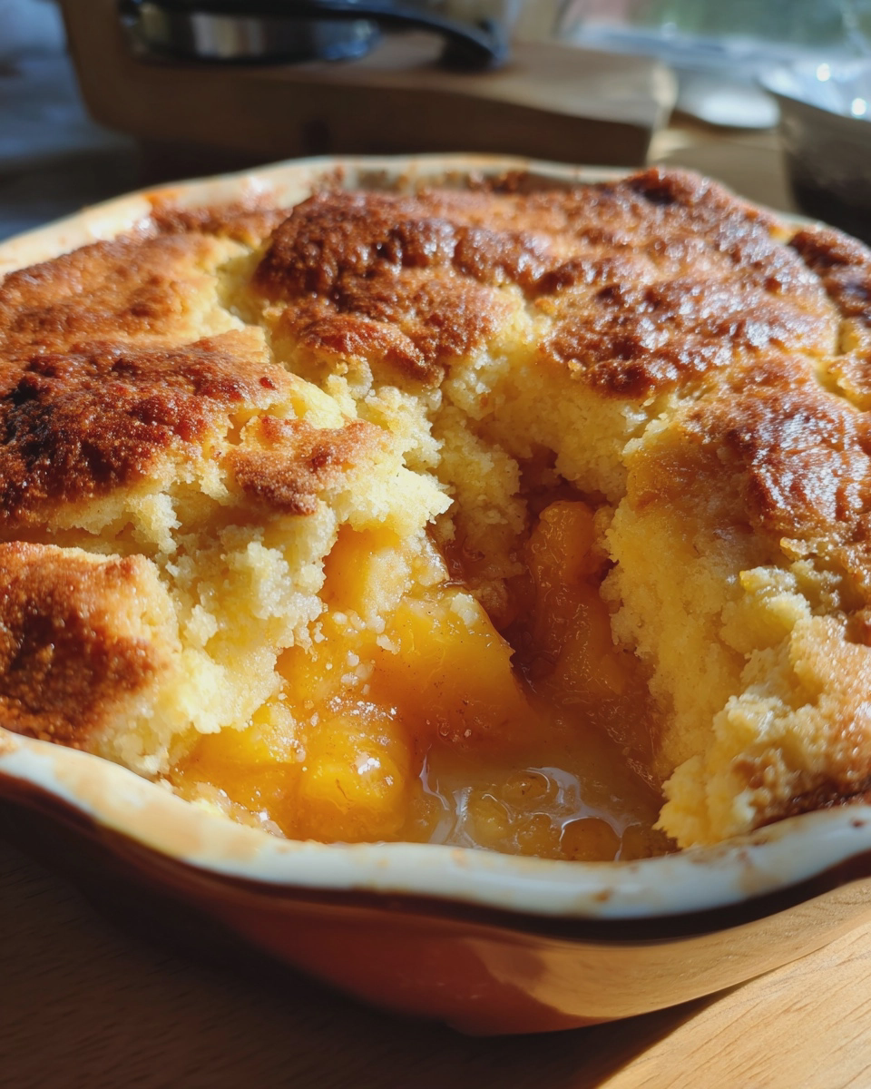 classic southern peach cobbler recipe easy homemade - detail 1