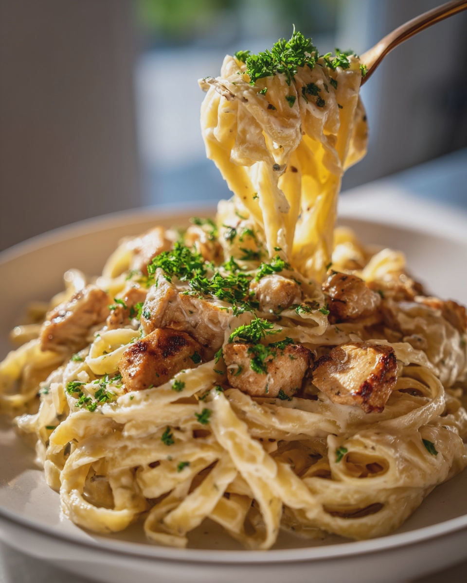 creamy chicken alfredo easy dairy free gluten free - detail 1