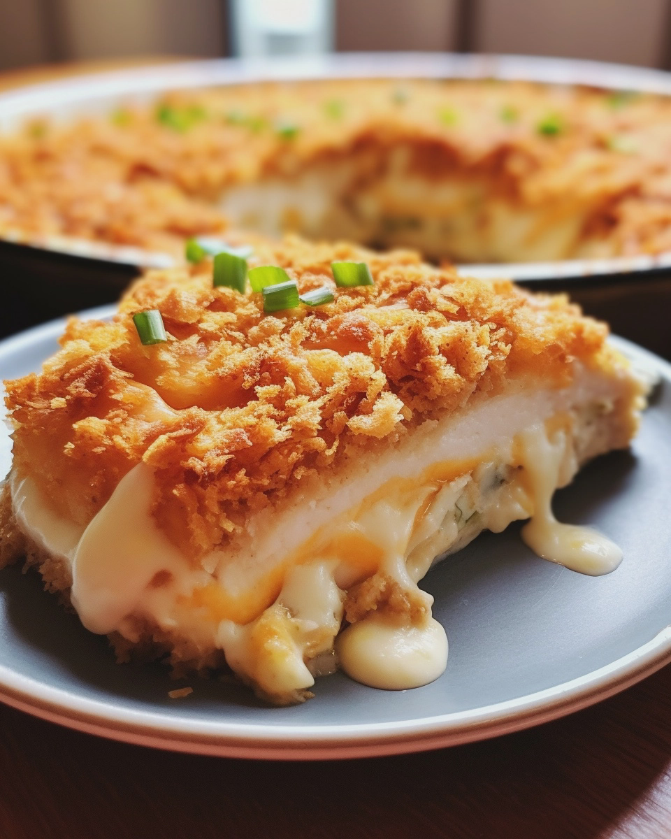 creamy low carb chicken casserole no noodle easy - detail 2