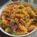 creamy pasta salad easy summer potluck recipe
