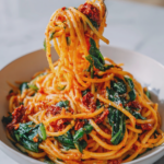 creamy sun dried tomato vegan pasta easy plant based