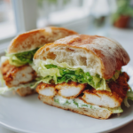 crispy chicken caesar sandwich easy classic recipe