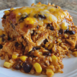 easy chicken burrito casserole healthy family dinner