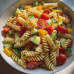 easy pasta salad recipe quick colorful summer side