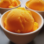 easy peach sorbet 3 ingredient dairy free frozen