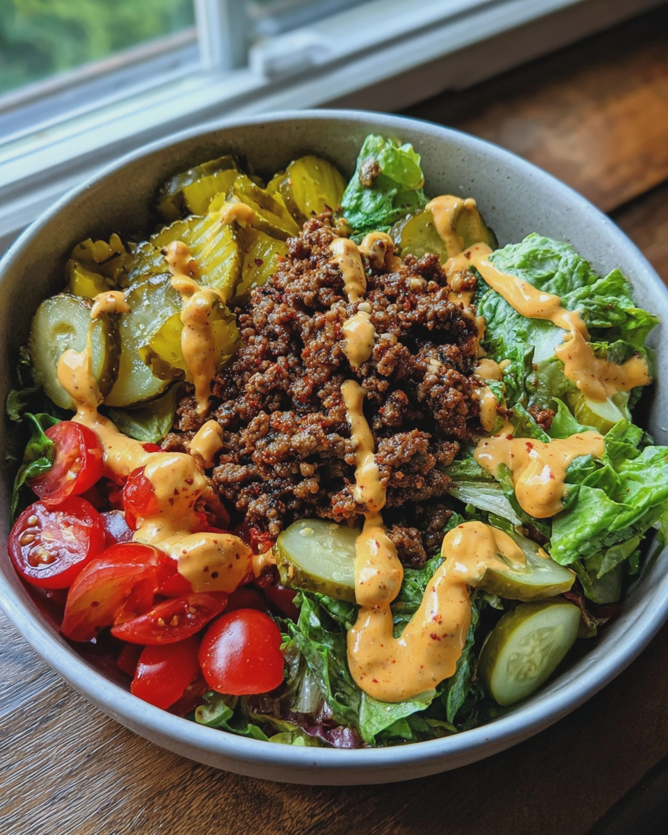 healthy burger bowls special sauce easy summer dinner - detail 1