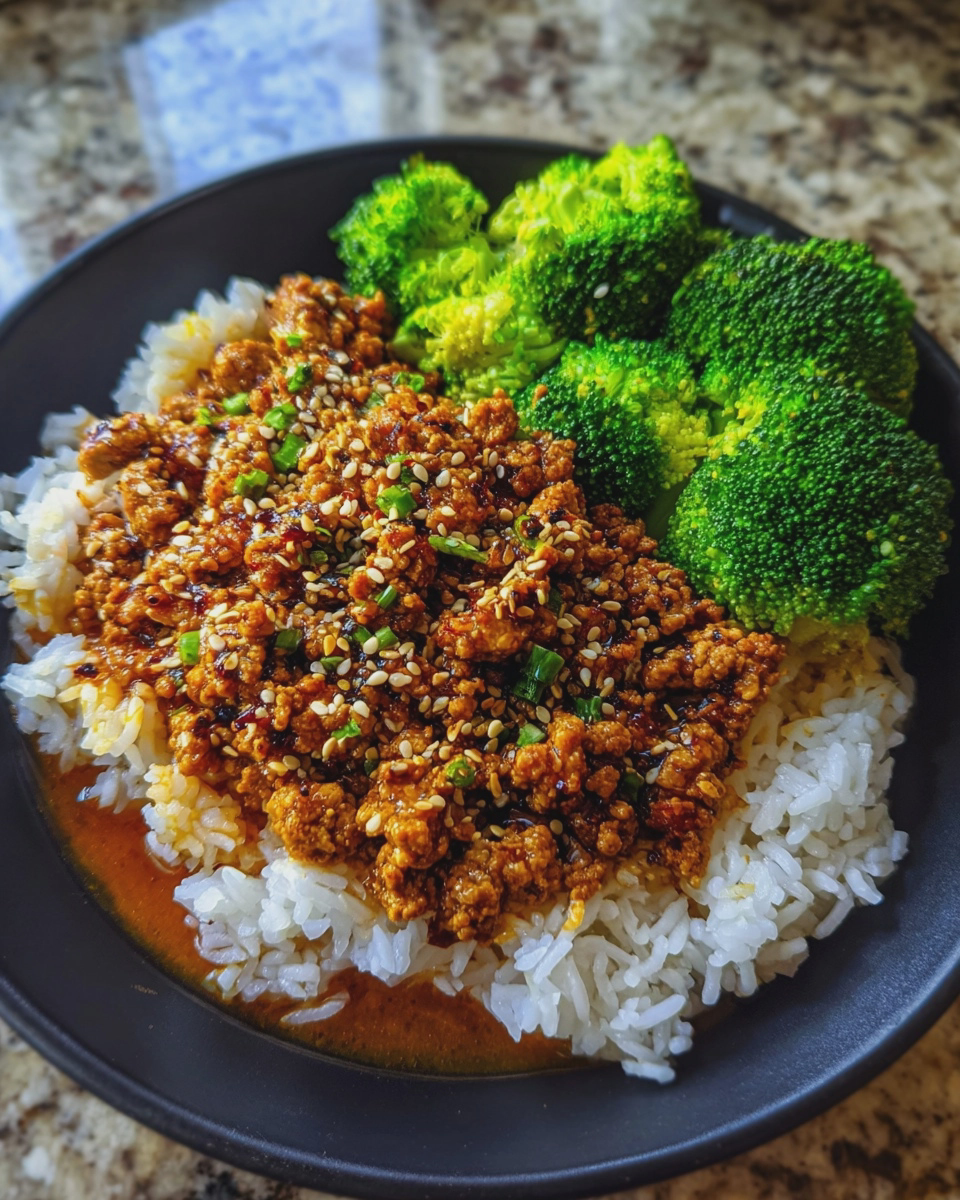 honey garlic ground turkey recipe easy protein dinner - detail 1