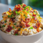loaded baked potato salad easy bbq side recipe