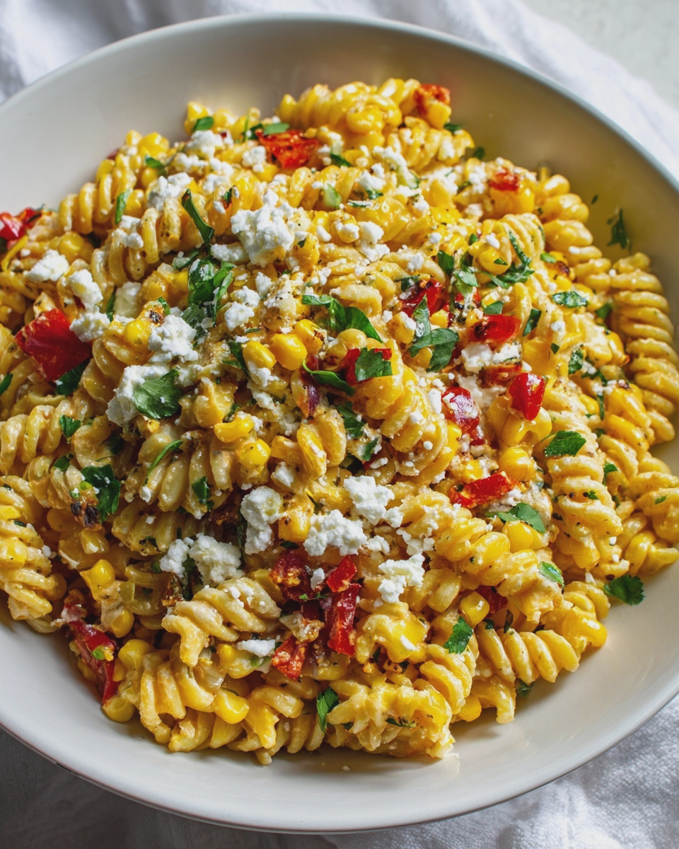 mexican street corn pasta salad easy zesty summer - detail 1