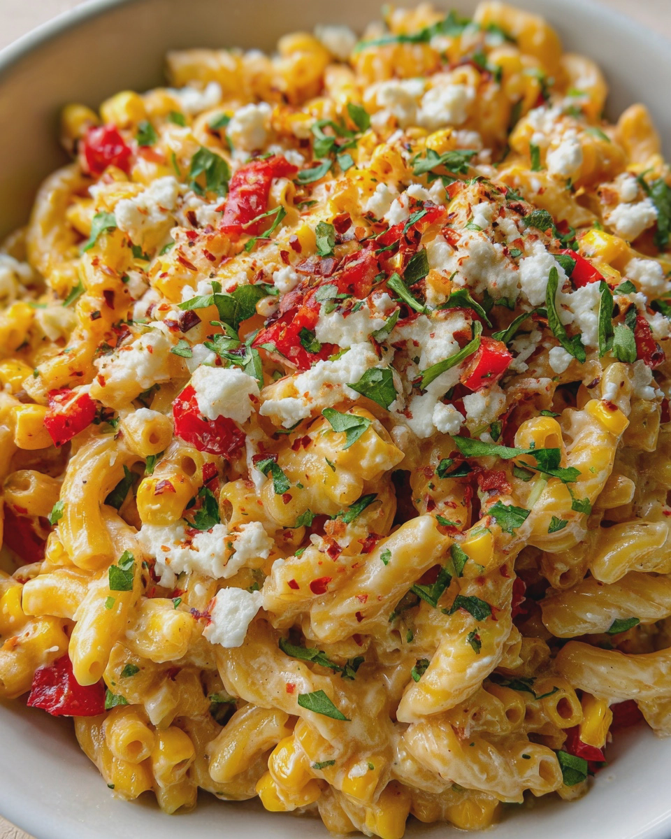 mexican street corn pasta salad easy zesty summer - detail 2