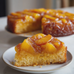 peach upside down cake recipe easy simple baking