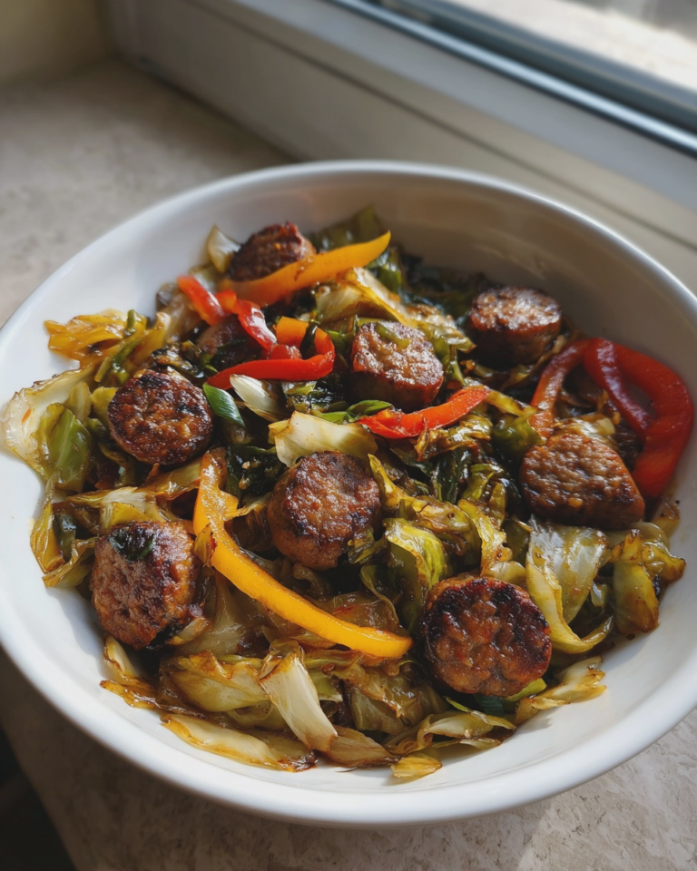 sausage and cabbage stir fry 30 minutes easy weeknight