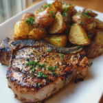 sheet pan pork chops and potatoes 40 minutes easy