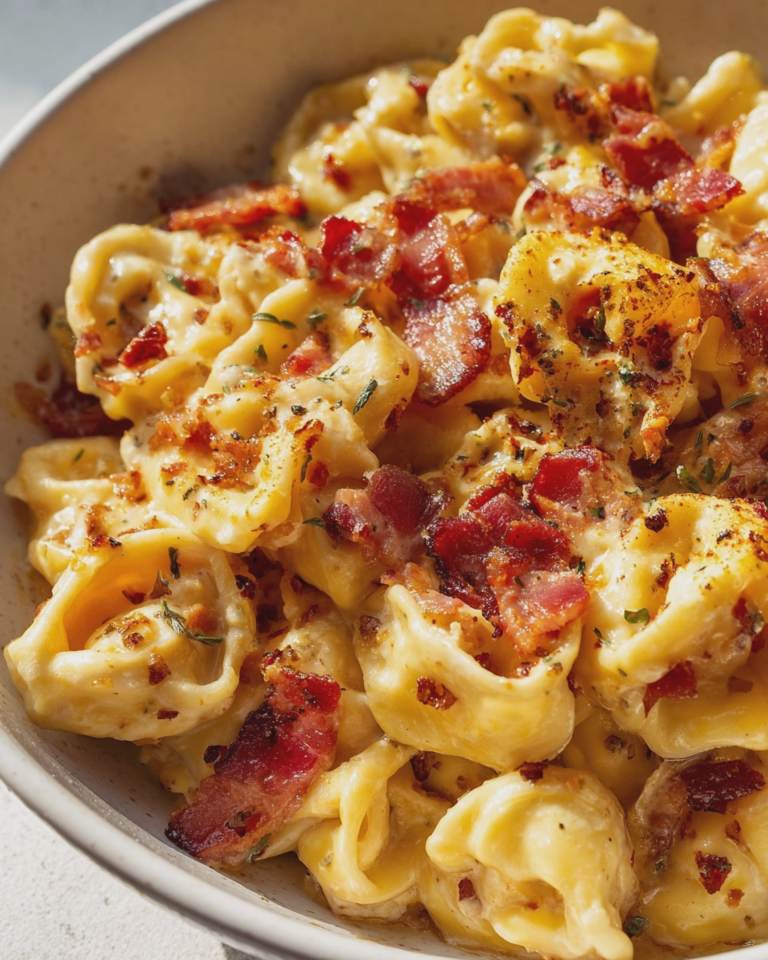 tortellini carbonara 30 minutes easy Italian dinner