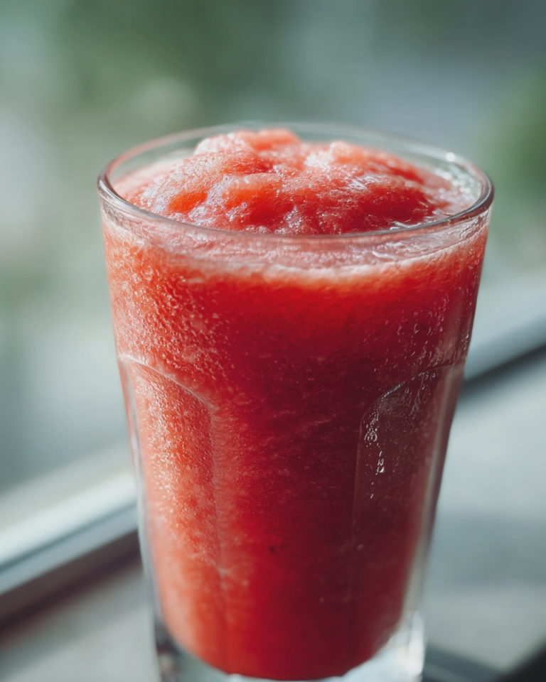 watermelon slushies easy summer drink recipe 3 ingredient